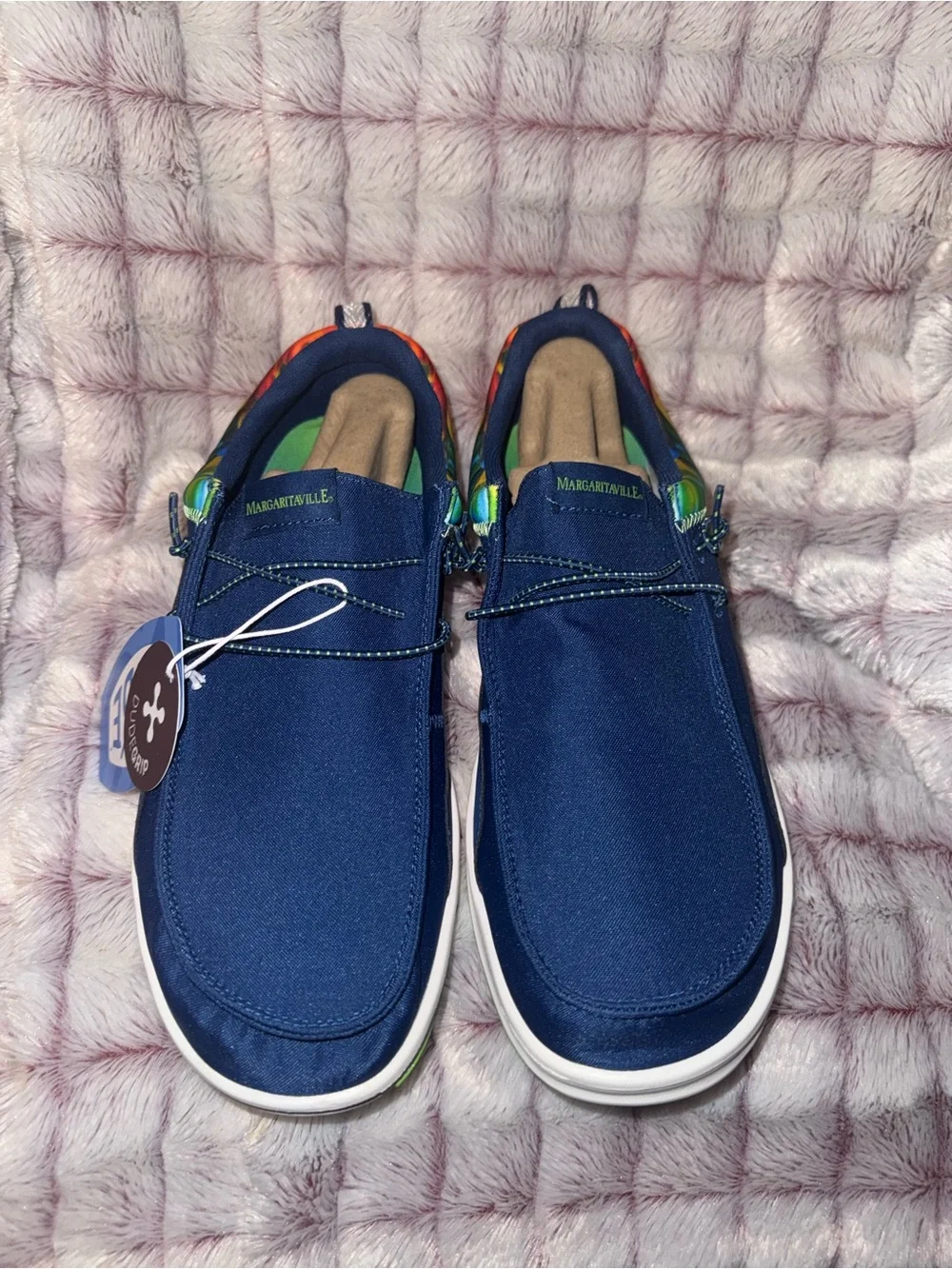 Hey Dude Wally Margaritaville Size 12 Navy Blue New with Tag